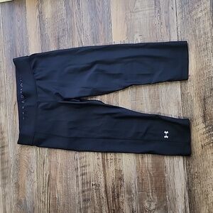 Ladies Under Armour Compression Capri Leggings Sz Large